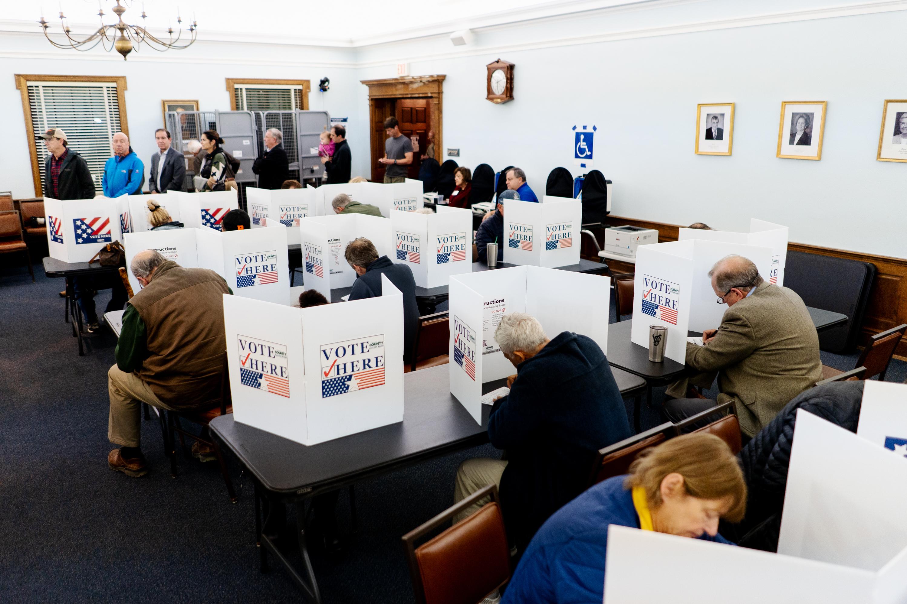 Voters could support abortion rights and Republicans in November : NPR