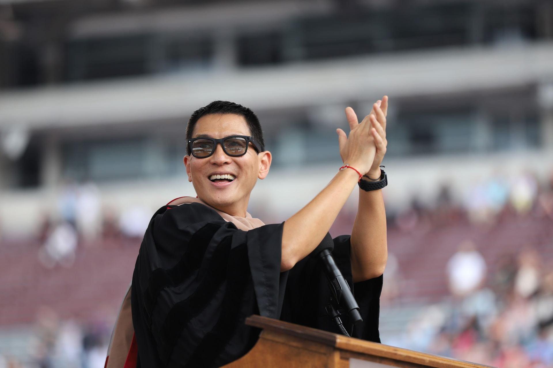 Commencement speaker Christopher Pan gives speech, emphasizes ...