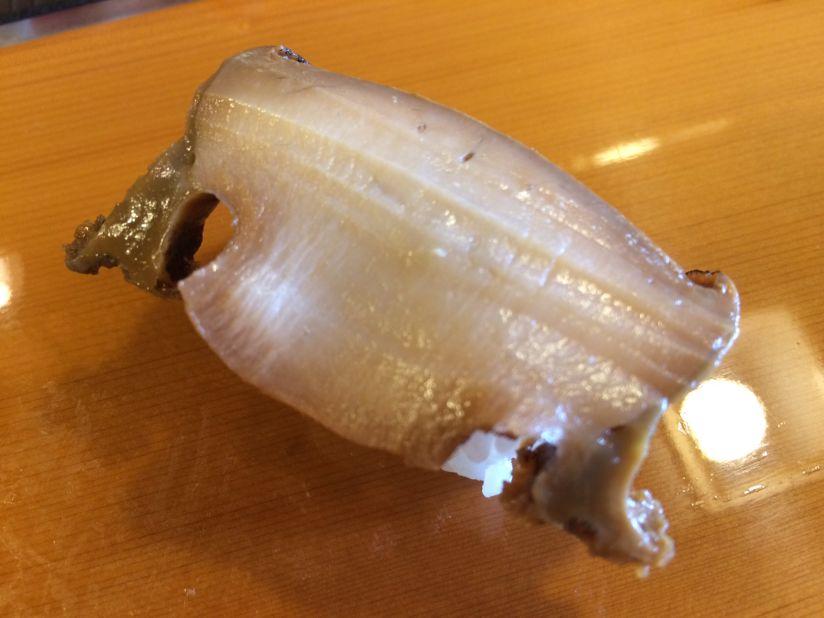 <strong>Disk abalone</strong>: In Asia, abalone (large sea snails) are among the most treasured seafoods. Called a<em>wabi</em> in Japanese, disk abalone is meaty and firm, with a juicy oceanic flavor.  