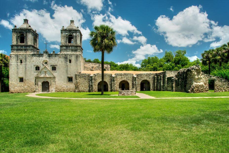 <strong>Historic missions: </strong>San Antonio is home to four old Spanish missions, including Mission Concepción, which are now preserved within a national historical park and UNESCO World Heritage Site.