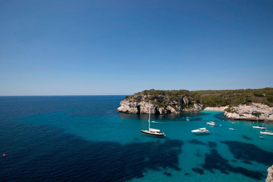 <strong>Menorca, Spain:</strong> It's worth venturing out and exploring the beautiful Balearic Islands -- the most tranquil is Menorca -- known for picturesque seaside towns.